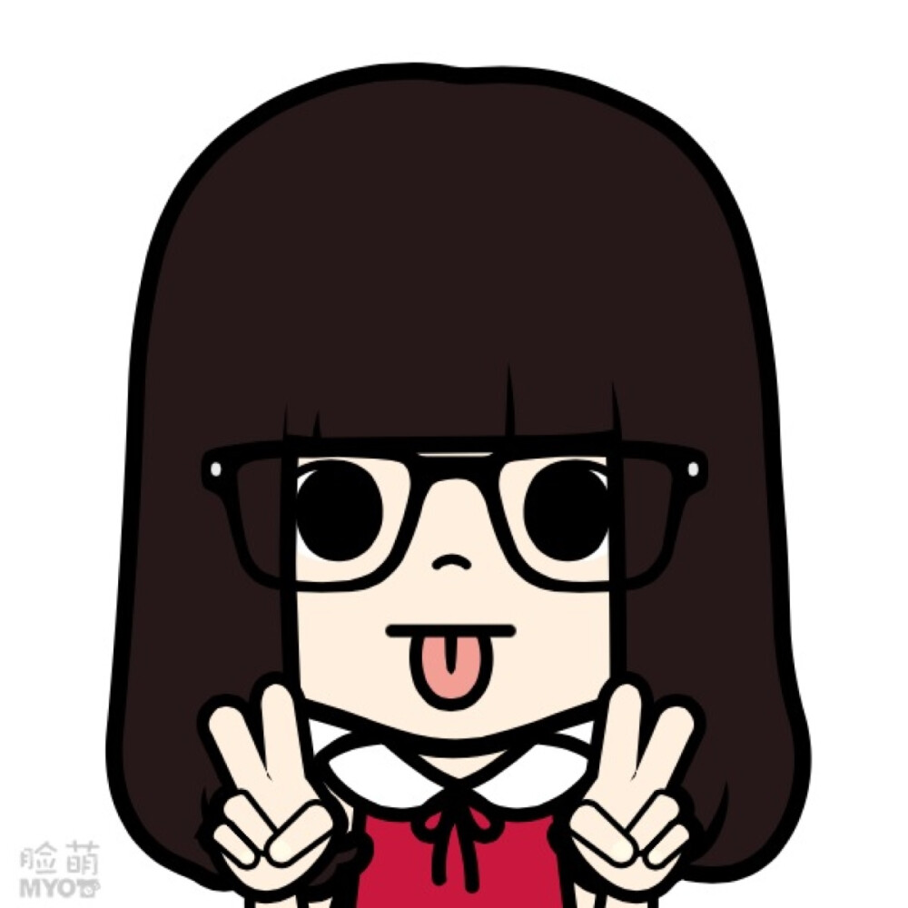 微信头像卡通女萌脸_头像卡通可爱萌女生版