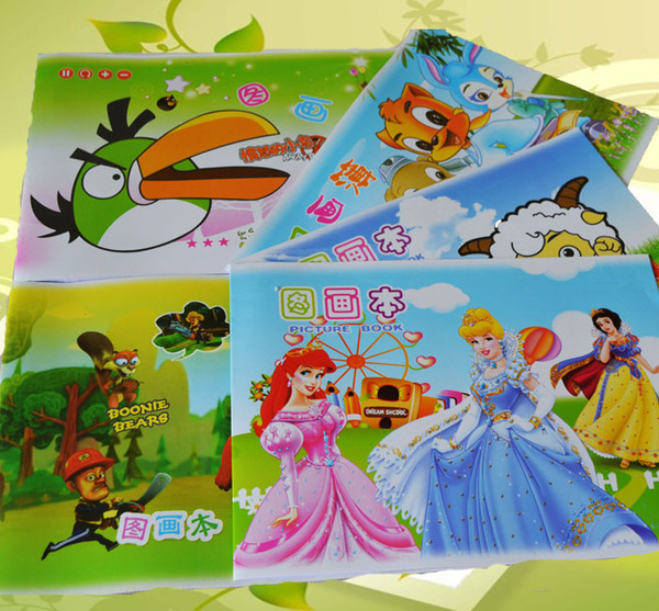 张兵买了练习本和图画本_幼儿故事绘本一本图画_幼儿自制绘本故事图画