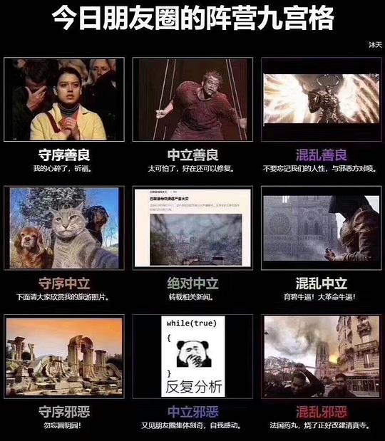九大阵营设定图解_九大阵营_九大阵营分类